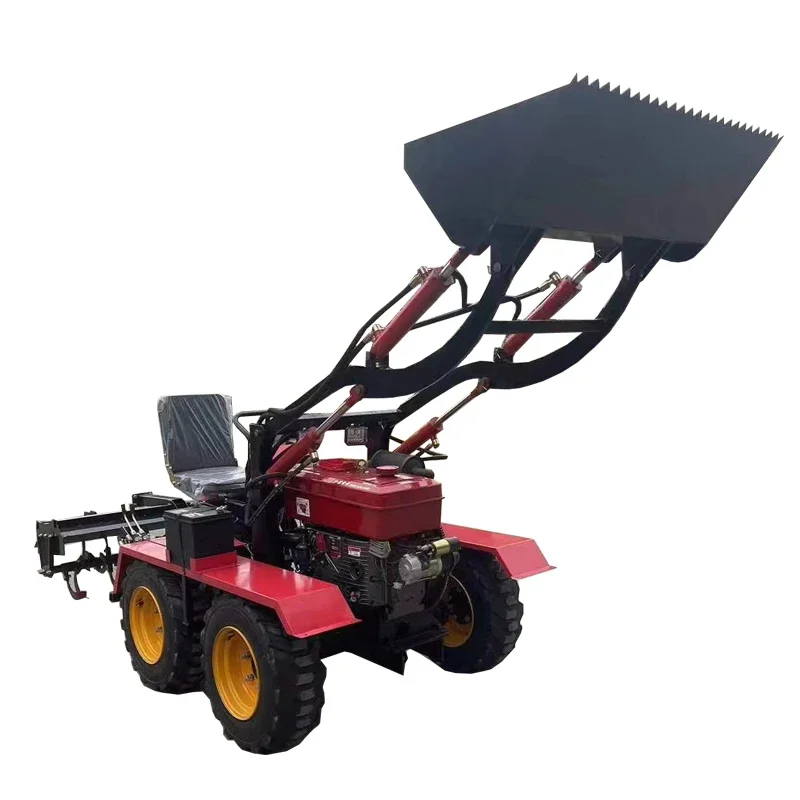 Special Price Factory Direct Sale 25 Mini Wheel Small Tractor for Garden, Customizable Tiller,