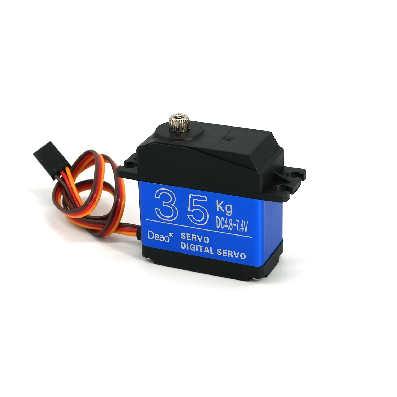 SONGYI Digitales Servo mit hohem Drehmoment, wasserdicht, 20 kg, 25 kg, 30 kg, 35 kg, Servo, 180 Grad, 270 Grad, Metallgetriebe, 25 Zähne, mechanischer RC-LKW-Arm 5