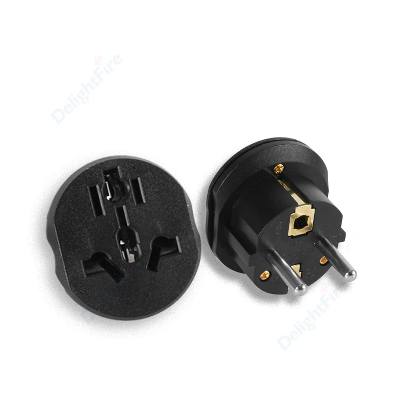 EU Plug Adapter UK AU US To EU KR Travel Socket Converter British American To Euro European Korea France Universal Power Adapter