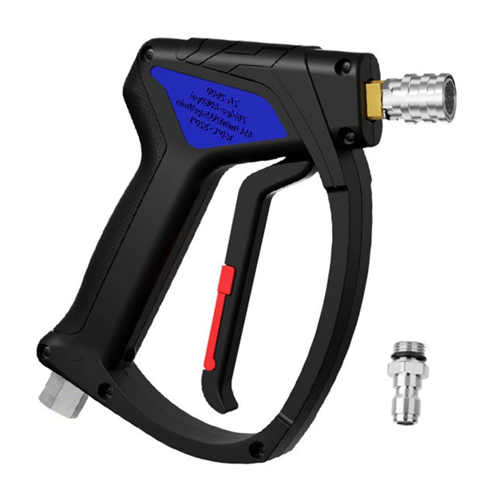 Pressure Washer Handle with 14 Inch for Quick Connector Female Outlet and 3/8 Inch Fitting Offering Ergonomic Grip to Reduce