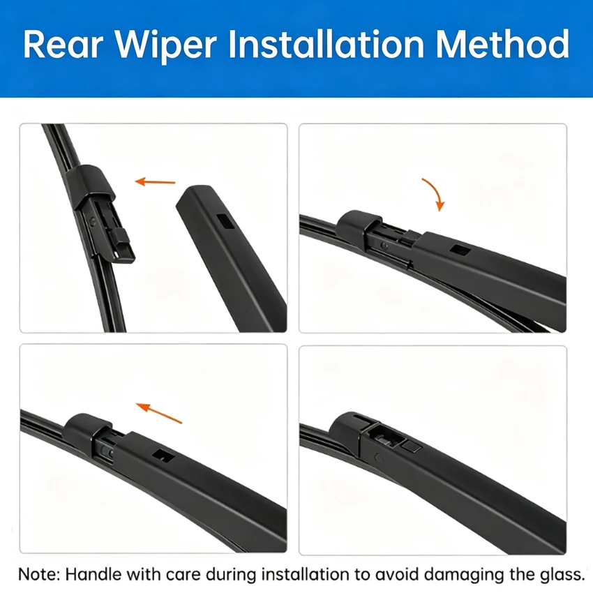 Hinten Wischer Klinge Für Volkswagen VW Golf 6 Golf 7 MK7 11 "/280mm Auto Windschutzscheibe Windschutz 2013 2014 2015 2016 2017 2018 2019 – Detail 2