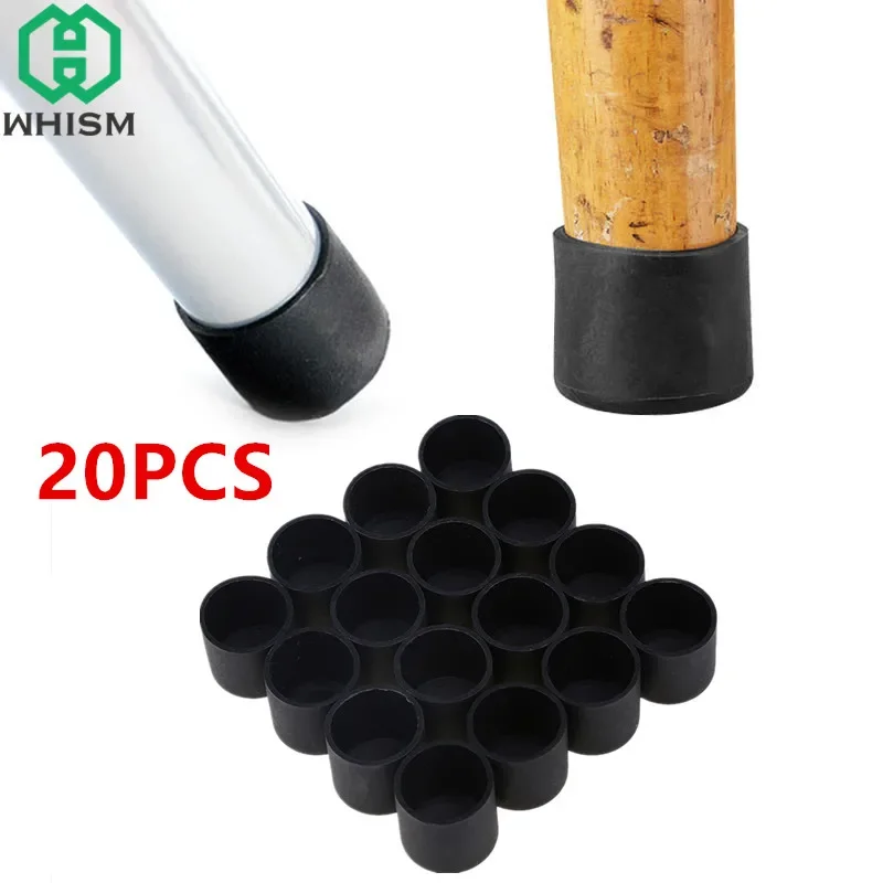 

20PCS Plastic Non-Slip Furniture Legs Caps Anti Vibration Table Chair Leg Floor Protector Cabinet Bottom Cover Furniture Parts