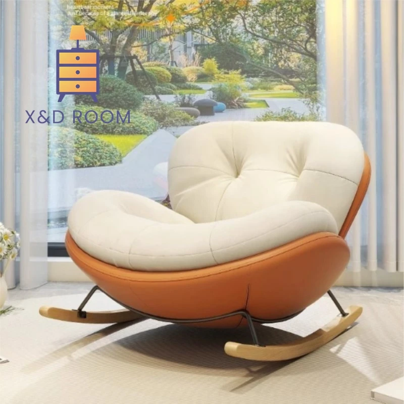 

X&D Snail Leisure Swinging Chairs Plus Large Light Luxury Living Room Leisure Lounge Chairs Adult Sofa Bed Resting Nap Lazy Sofa