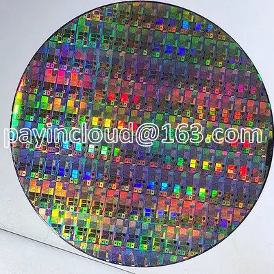 Semiconductor Silicon ChipSilicon Wafer 12 8 6 Inch CPU Technology Sense Decoration Birthday Gift Lithography Chip Circuit Chip