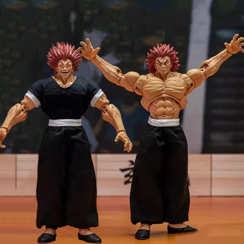 Yujiro Figures GK Baki The Grappler Action Figures Hanma Yujiro New Movable Joints Anime PVC Collection Model Toys Birthday Gift