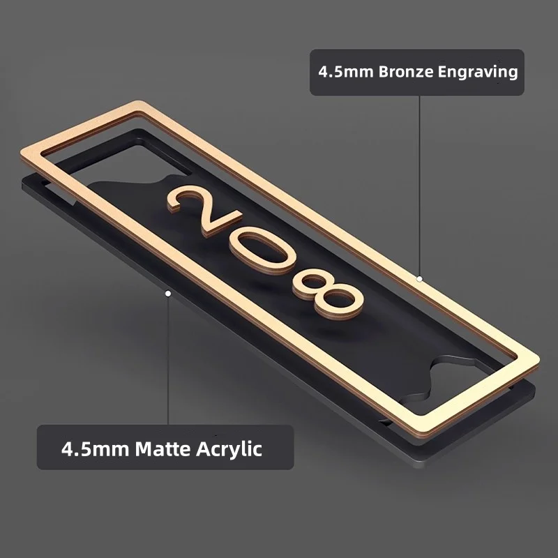 الاكريليك لوحات الباب الحديثة متجر تسجيل رقم شخصي مخصص لمكتب المنزل الشقق مطعم مقهى بار فندق ديكور المنزل لوحة