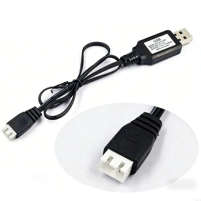 7.4V Battery USB Charging Cable Cord For Quick Recharge Of Toy Vehicle