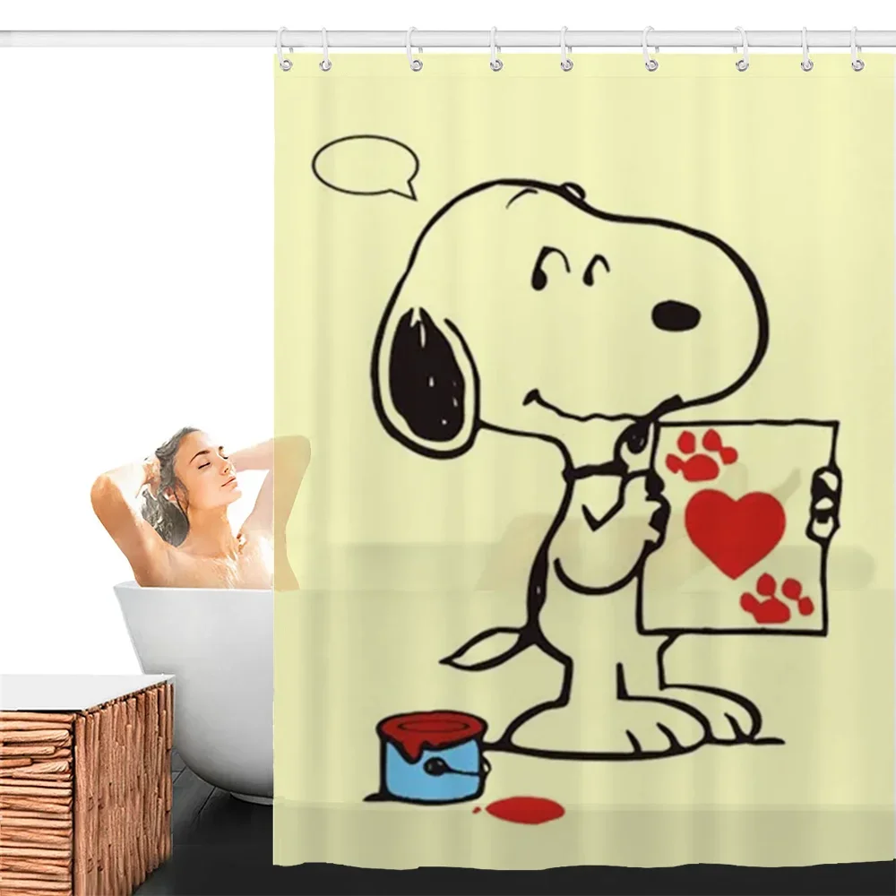 Bathroom Shower Curtain Home Tentacles Snoopy Washable Waterproof Fabric Shower Curtain Curtains in the Bathroom Accessories Set