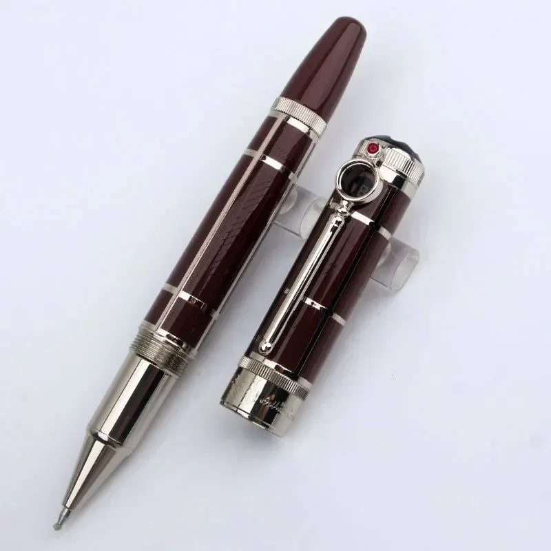 أعلى جودة كلاسيك آرثر عدسة مكبرة تصميم دائري قلم حبر رولربال قلم حبر جاف ترقية هدايا ترويجية صغيرة