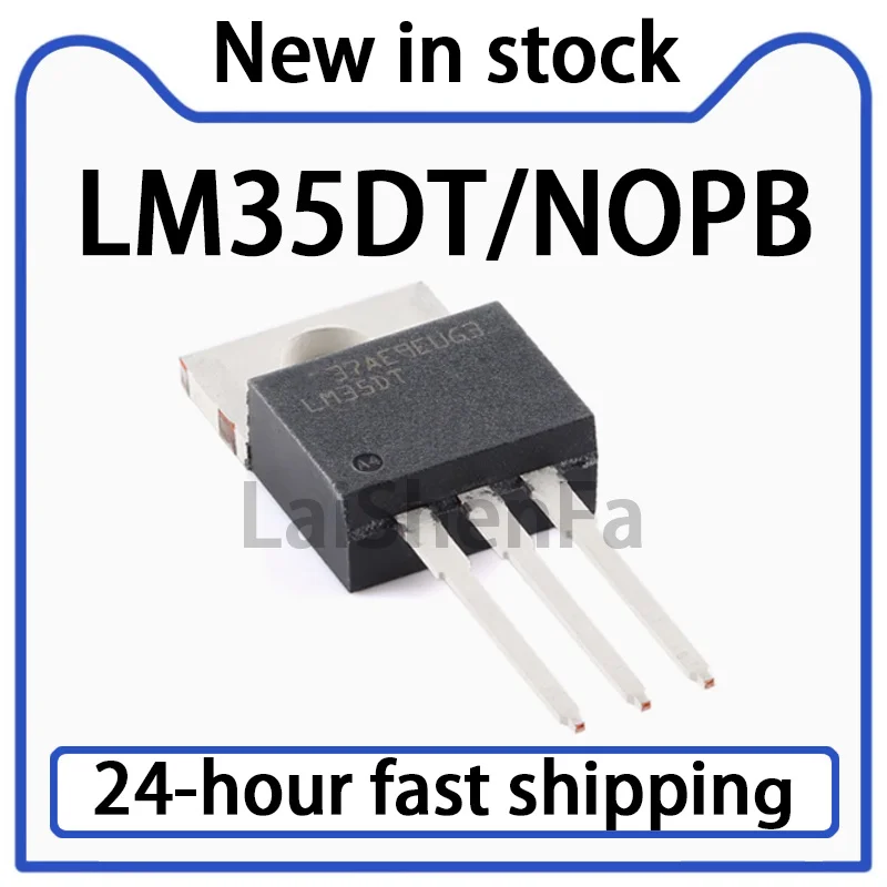 2PCS LM35DT/NOPB Direct Insertion TO-220-3 Temperature Sensor Chip Stock