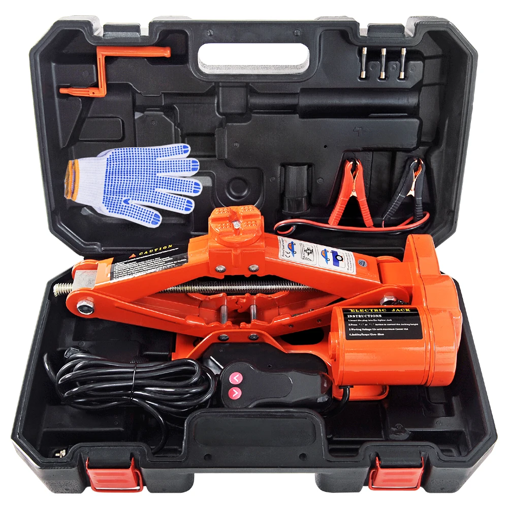 

Latest Design Promotional Mechanical Low Profile Different Car Jacks 3T 35CM Electric Scissor Jack