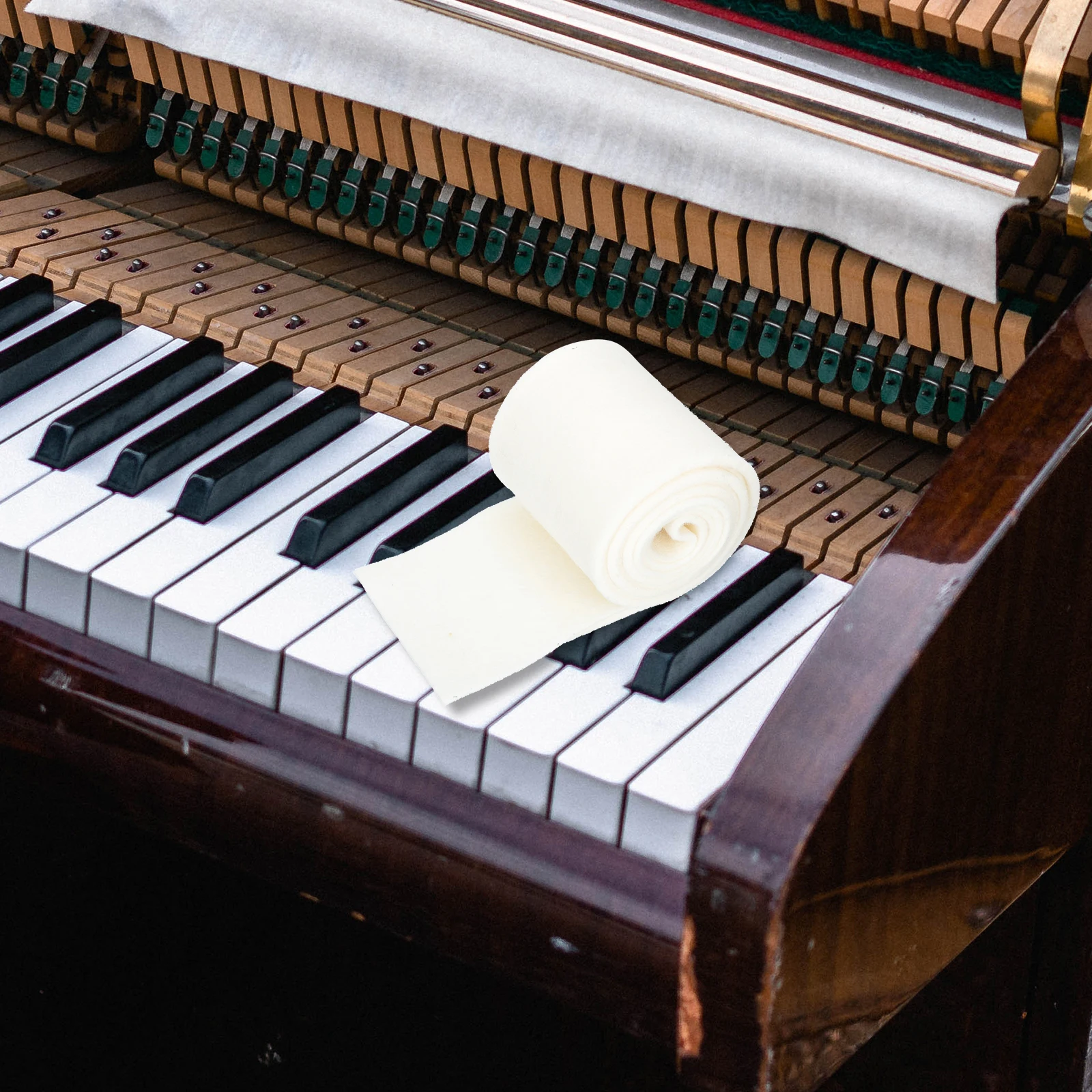 

Piano Felt Cotton Strips Professional Tuner Temperament Muffler Practical Piano Tuning Strip Durable Accessory Keyboard