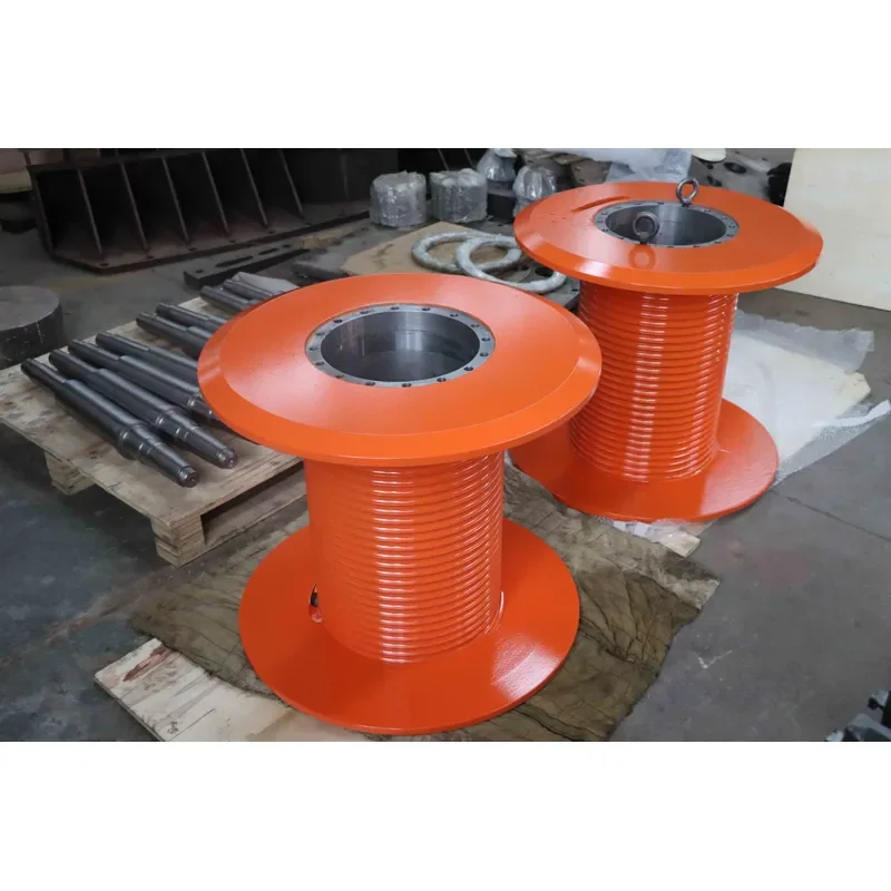 Grooved Drum for Multi-layer Winding High Strength Steel Hoist Drum for Crane and Winch