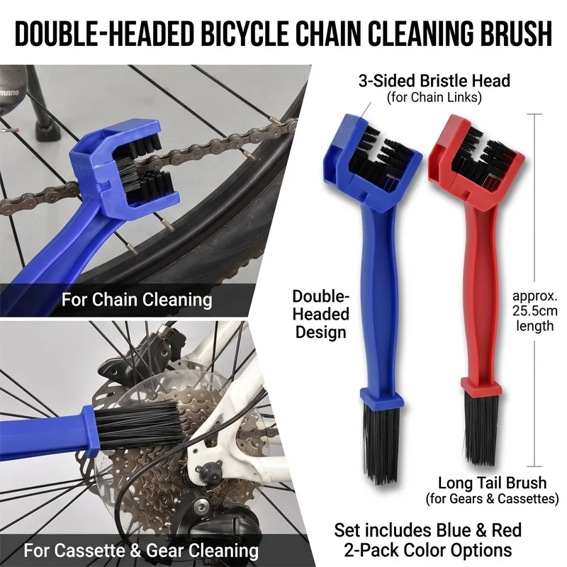 1PC Portable Chain Cleaner Motorcycle Road Bike Chain Clean Brush Bicycle Clean Motorcycle Tools Chain Cleaner Maintenance Tool