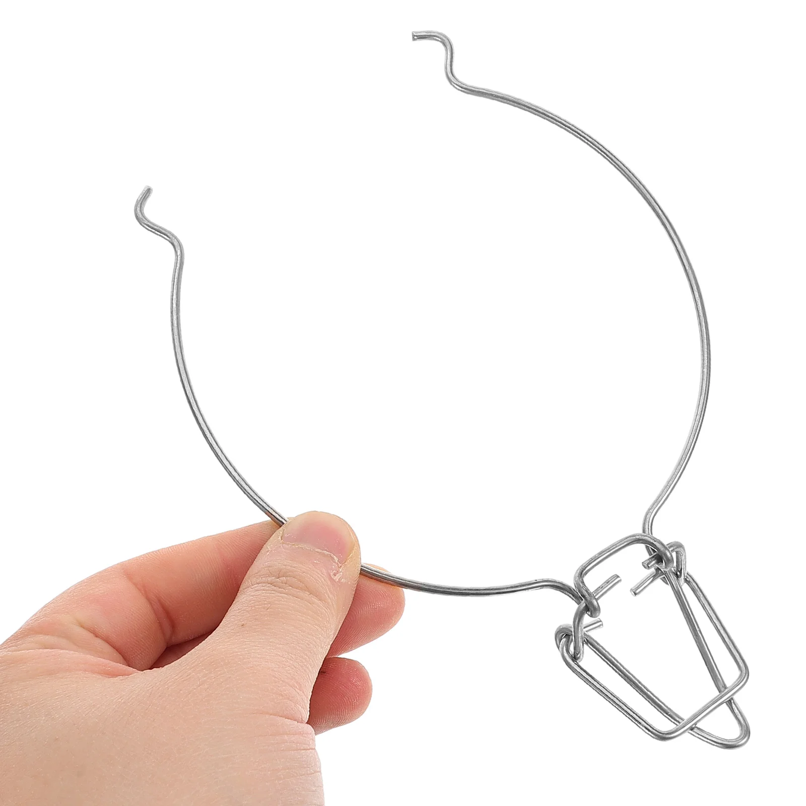 10pcs Sealing Jar Buckle Stainless Steel Clamp Locking Fastening Clip Leak Proof Spring Design Easy Open Close Replacement Wire