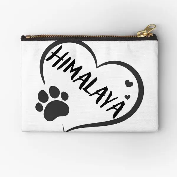 Himalaya In A Heart With A Paw Great Gi  Zipper Pouches Panties Underwear Packaging Bag Pure Small Pocket Storage Women Men Key