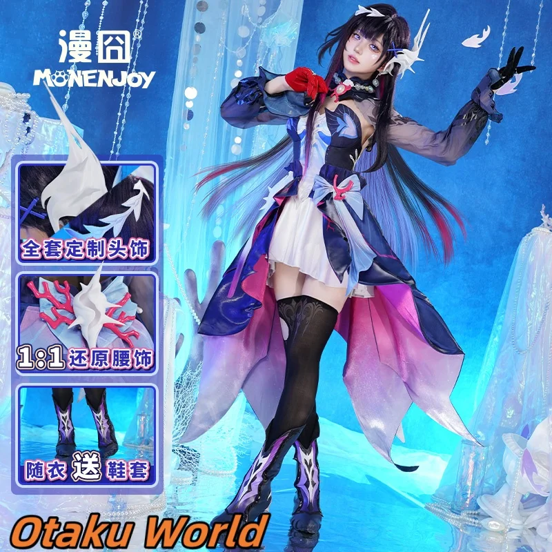 In stock Hysilens Cosplay Costume Mihoyo Game Honkai Star Rail Hysilens Role Play Clothing Halloween Party Costume