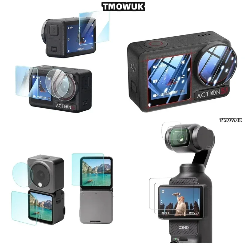 

For DJI Pocket 1 2 Osmo Pocket 3 Action 2 4 Pro Tempered Glass Ultimate Protection Guard
