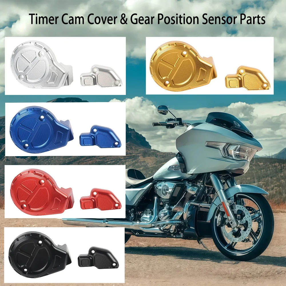 

Новый комплект аксессуаров для мотоциклов: крышка датчика распредвала CNC для Harley Road Glide CVO/SE FLTRXSE 2023-2025, 2026, 2024