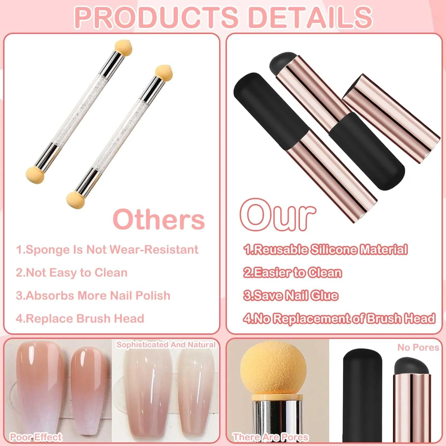 Mélange de couleurs sans tracas ust pour créer des effets dégradés étonnants. Prêt à transformer les têtes avec votre nail ar DIY impeccable