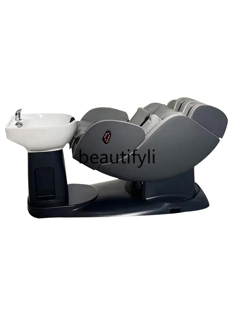 

Rotating massage flush bed Multifunctional electric shampoo bed Beauty shop Hair salon