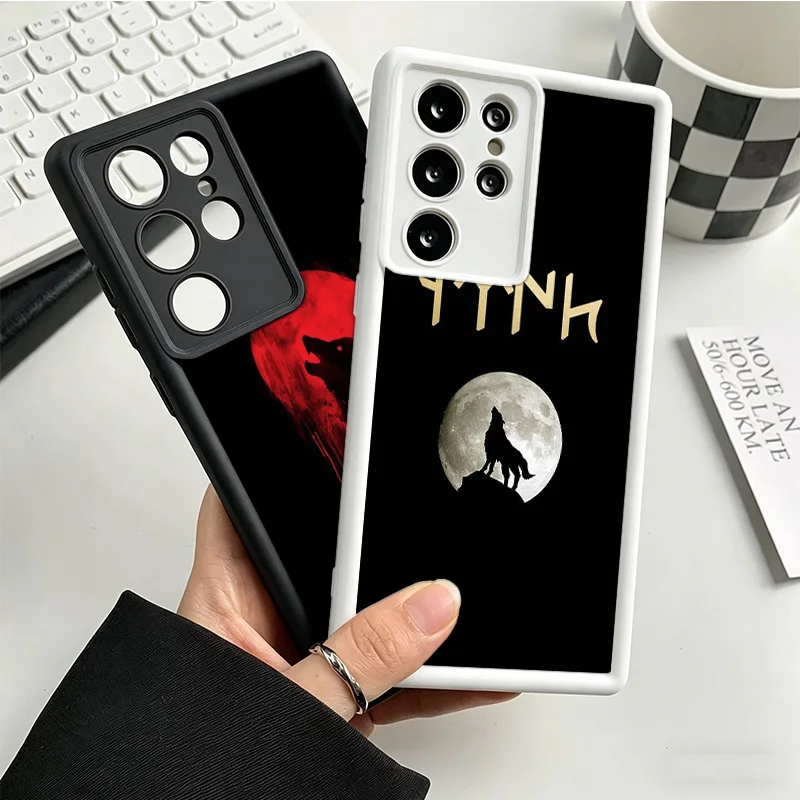Flag Turkey Istanbul Antalya Mustafa Wolf Phone Case For Samsung S25 Ultra S26 S23 FE S22 Galaxy S21 S20 Plus S24 FE Cover Coque