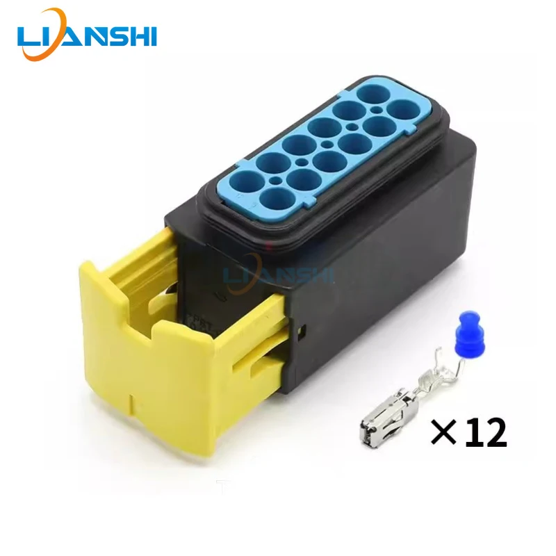 4/3/2/1-1670901-1 12Pin Waterproof Connector Male Female Plug For Truck Excavator Heavy Duty Vehicle