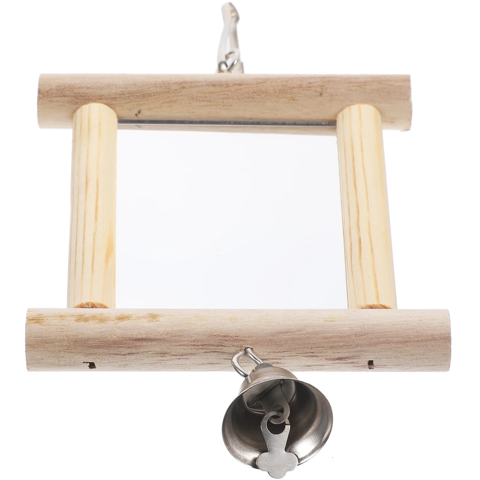 

Bird Cage Parrot Mirror Toy Parakeet Supplies Toys for Large Birds Cockatiels Funny