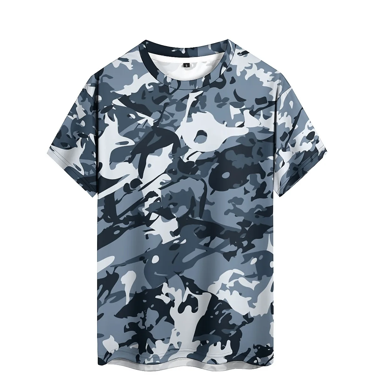 2027 New Style Daily Work Men's 3D Printed Short-Sleeve T-Shirt - Casual Basic Top