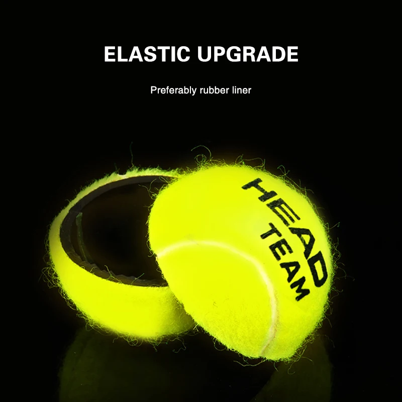 Profession elle Kopf Tennisbälle Wettkampf training Tennisbälle hoher elastischer Widerstand Kopf Tour Tennisball 4 Stück für 1 Tank