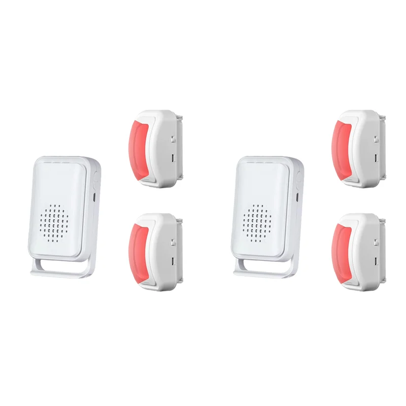 

【NECESSITY】4X Bed Alarms For Elderly Dementia Patients - Wireless Motion Sensor Fall Detection Prevention Devices