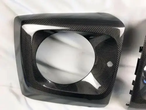 Dry Carbon W464 G63 G500 Headlights Cover Frame For Mercedesbenz G-class W464 G63 G500 6
