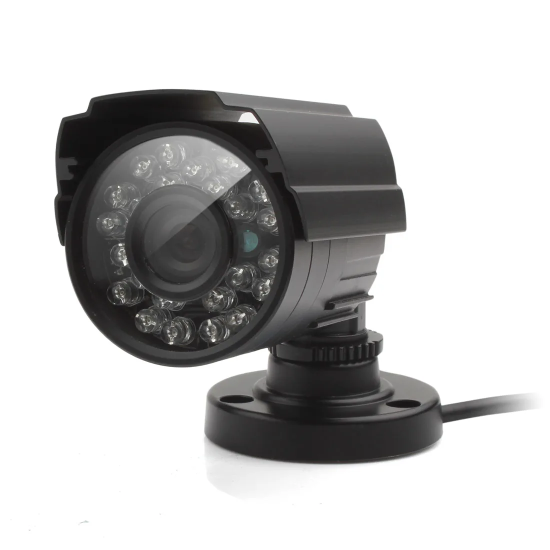 Cámara de seguridad CCTV impermeable para exteriores, lente de 3,6mm con 24 LED IR, visión nocturna a Color, 1300TVL