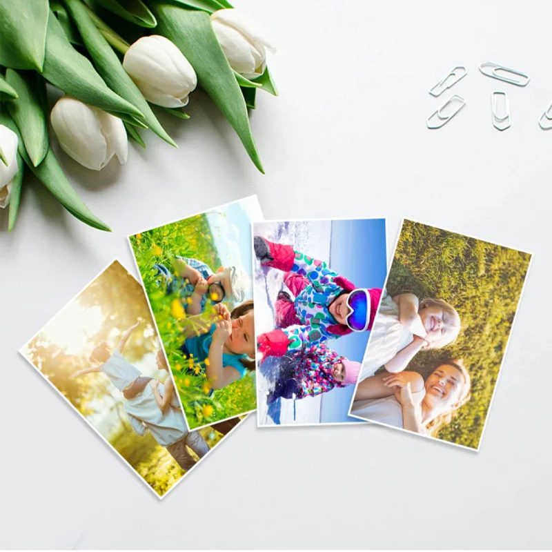 3r/4r/5r/a4 Glossy Photo Paper Multiple Thicknesses Vibrant Colours For Photos Waterproof For Canon Inkjet Printers