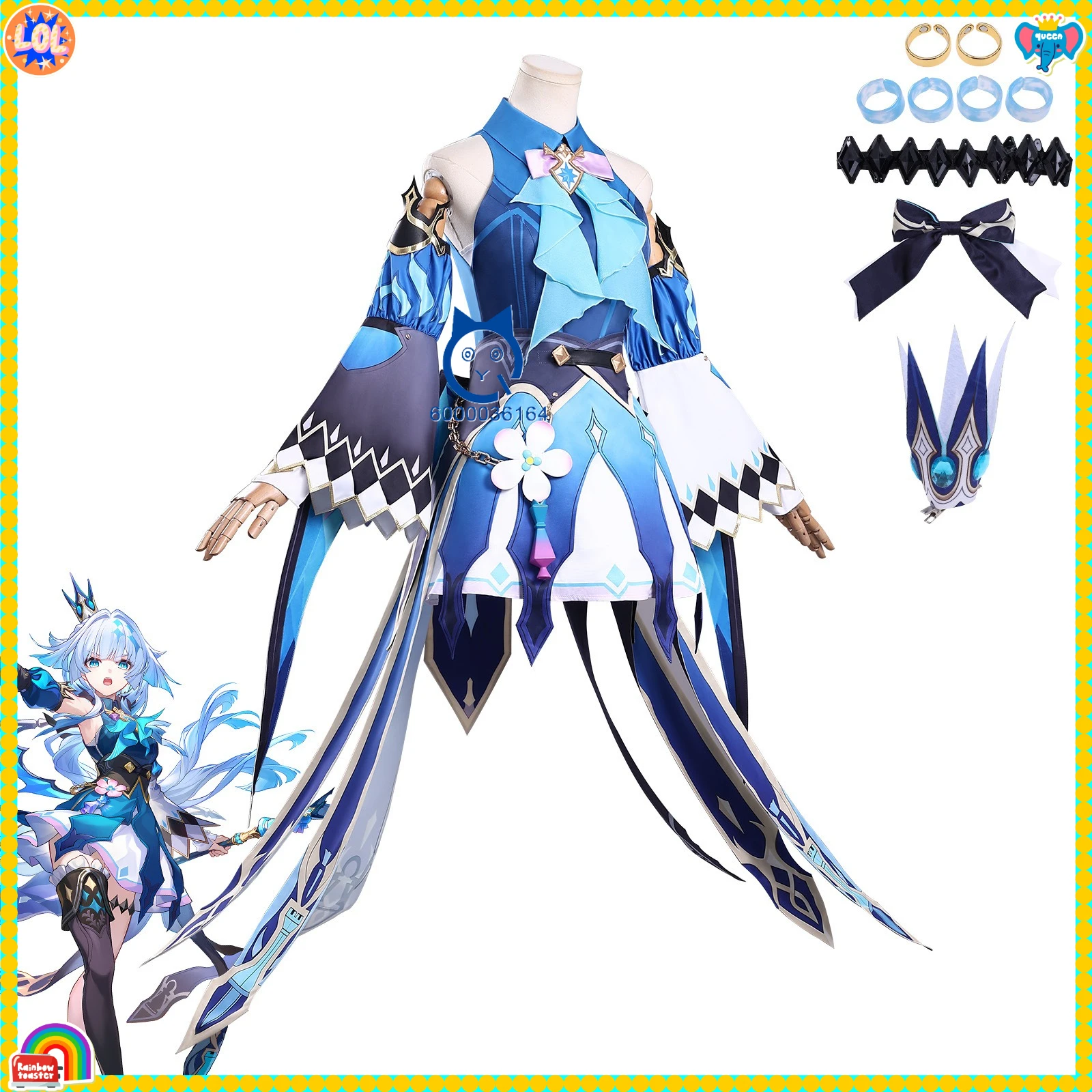 

Game Honkai: Star Rail Qlipoth Cosplay Costume Anime Cerydra Sexy Dress Set Popular Roleplay Wig Comic Con Halloween Party Suits