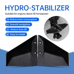 Outboard Hydrofoil Stabilizer, Hydro Stabilizer,Hydro Stabilizer Professional Plastic Hydrofoil Stabilizer Accessory for 4 to Ou