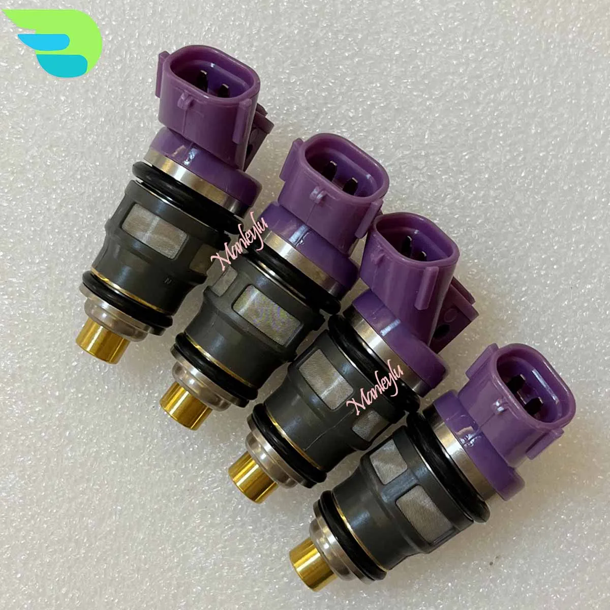 4x Fuel Injector Nozzle For Toyota 91-97 Previa Estima 2.4L2TZFE Engine Injection Flow Matched 2325079045 23250-76010 2325076010