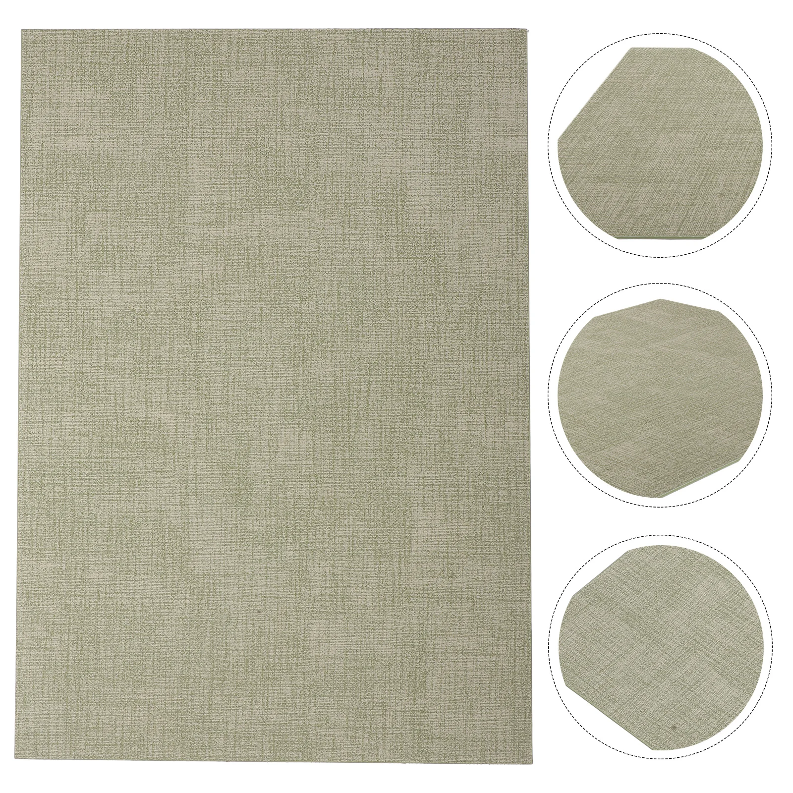 

4Pcs Dining Table Placemats Waterproof Oil Proof Faux Mat Set Heat Resistant Spill Protection Easy Clean for Parties