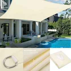 Toldo de vela impermeable para exteriores, sombrilla de protección solar, tela de sombra para acampar, dosel grande para jardín y Patio, 40% de descuento