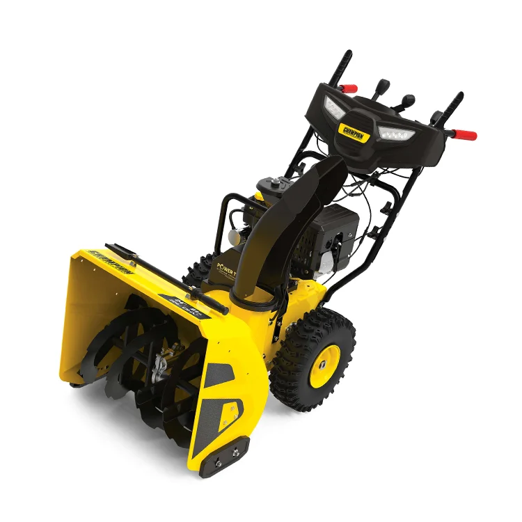 Champion Electric Start Hand Push Self Propelled Snow Efficient Equipment 3 Point Gasoline Snow Sweeper Snow Blower