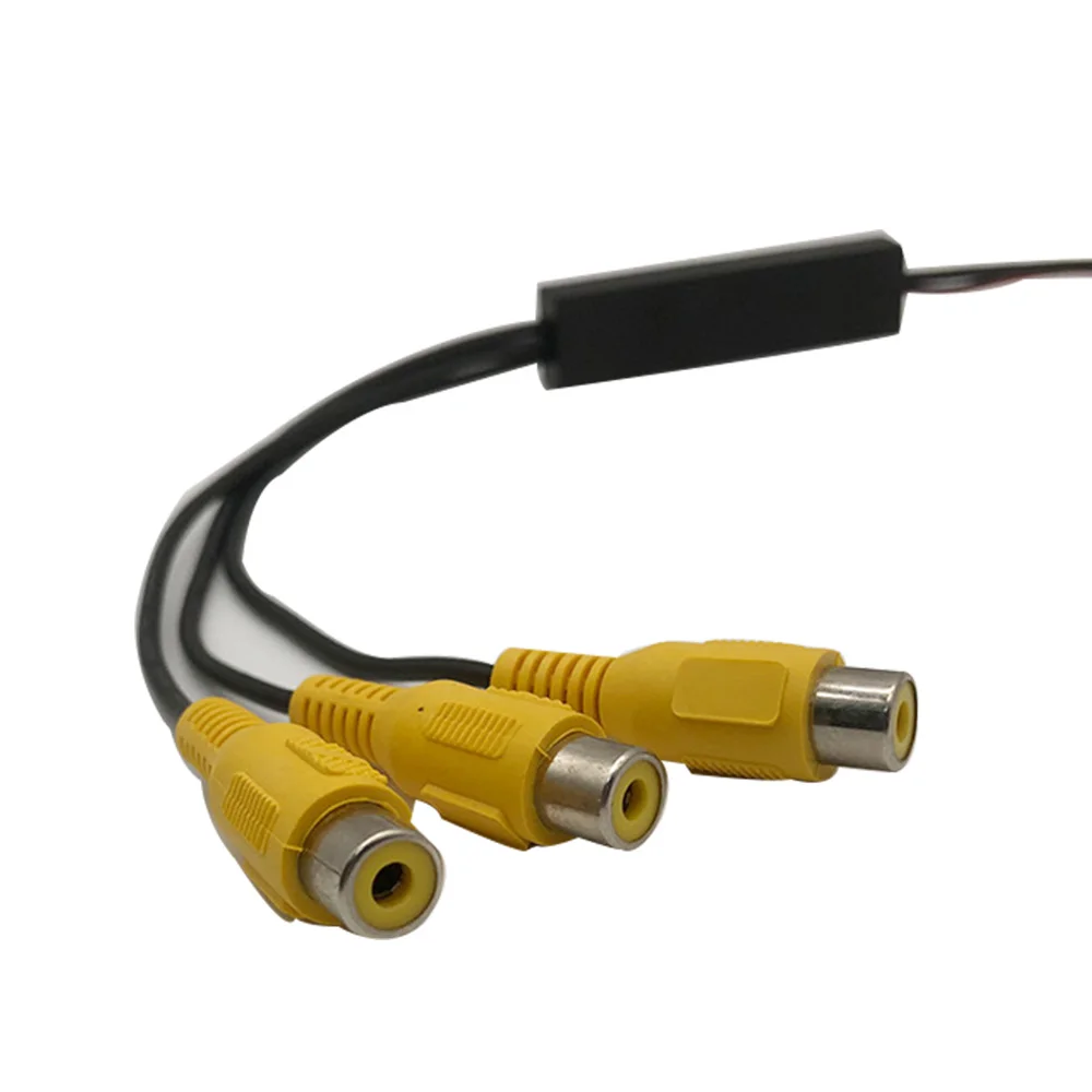 1PC Car Video Converter AV Split-Screen Splitter Sharer Auto Controller Video 1 In 3 Out