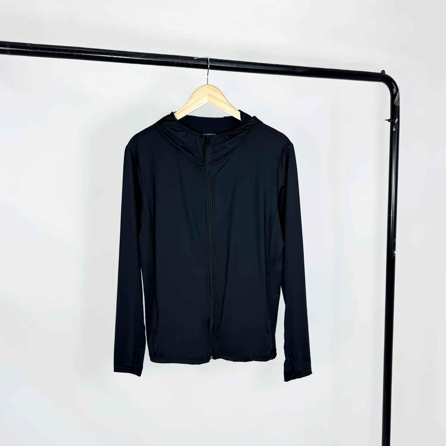 Chaqueta de Hombre con Cremallera, Ultrina, de Seda Helada, de Alta Elasticidad, Protección Solar, Transpirable, de Manga L...