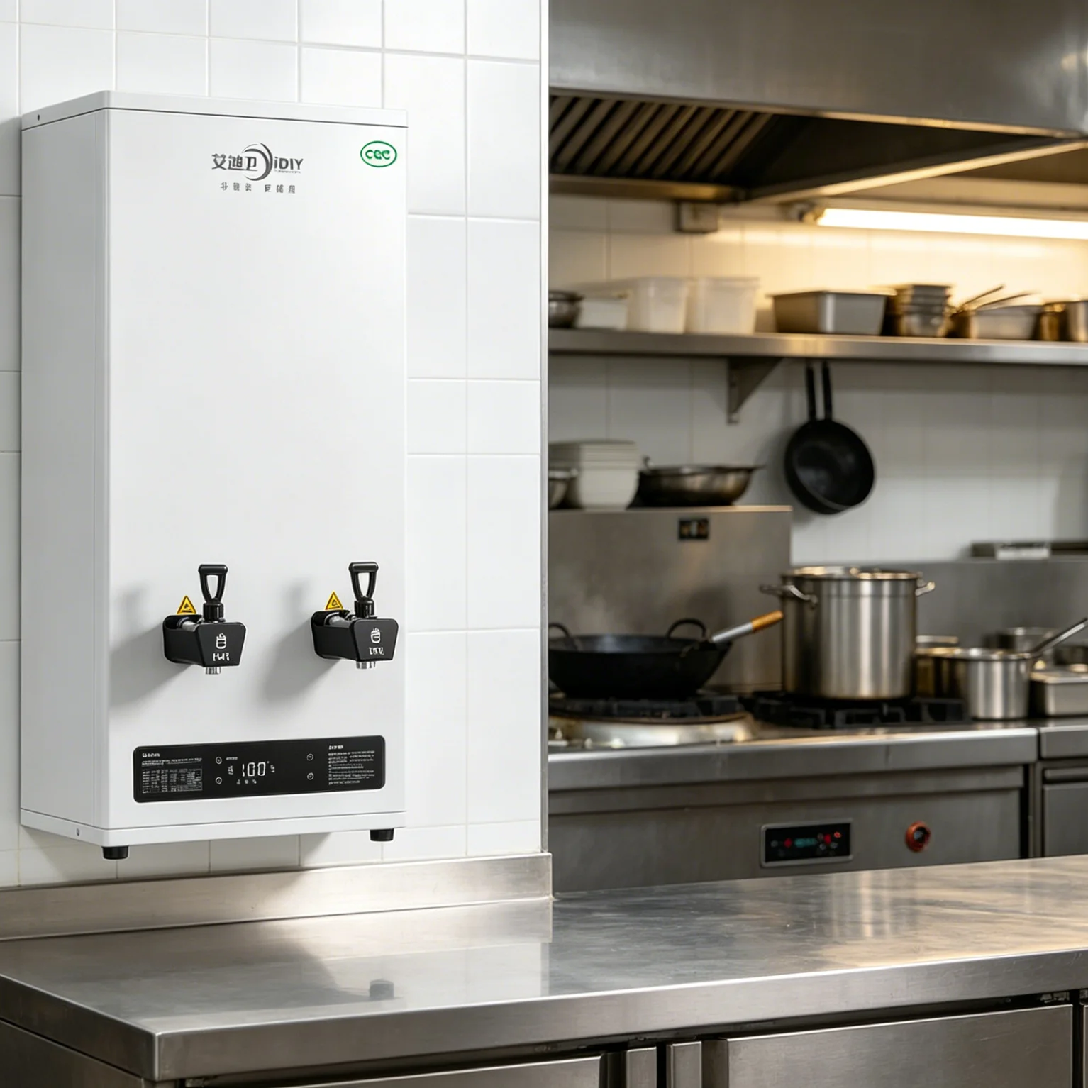 Wall Mounted Water Boiler Heating Commercial Use Household Canteen Factory Instant Hot Heater 65L for Hotel Restaurant Pro