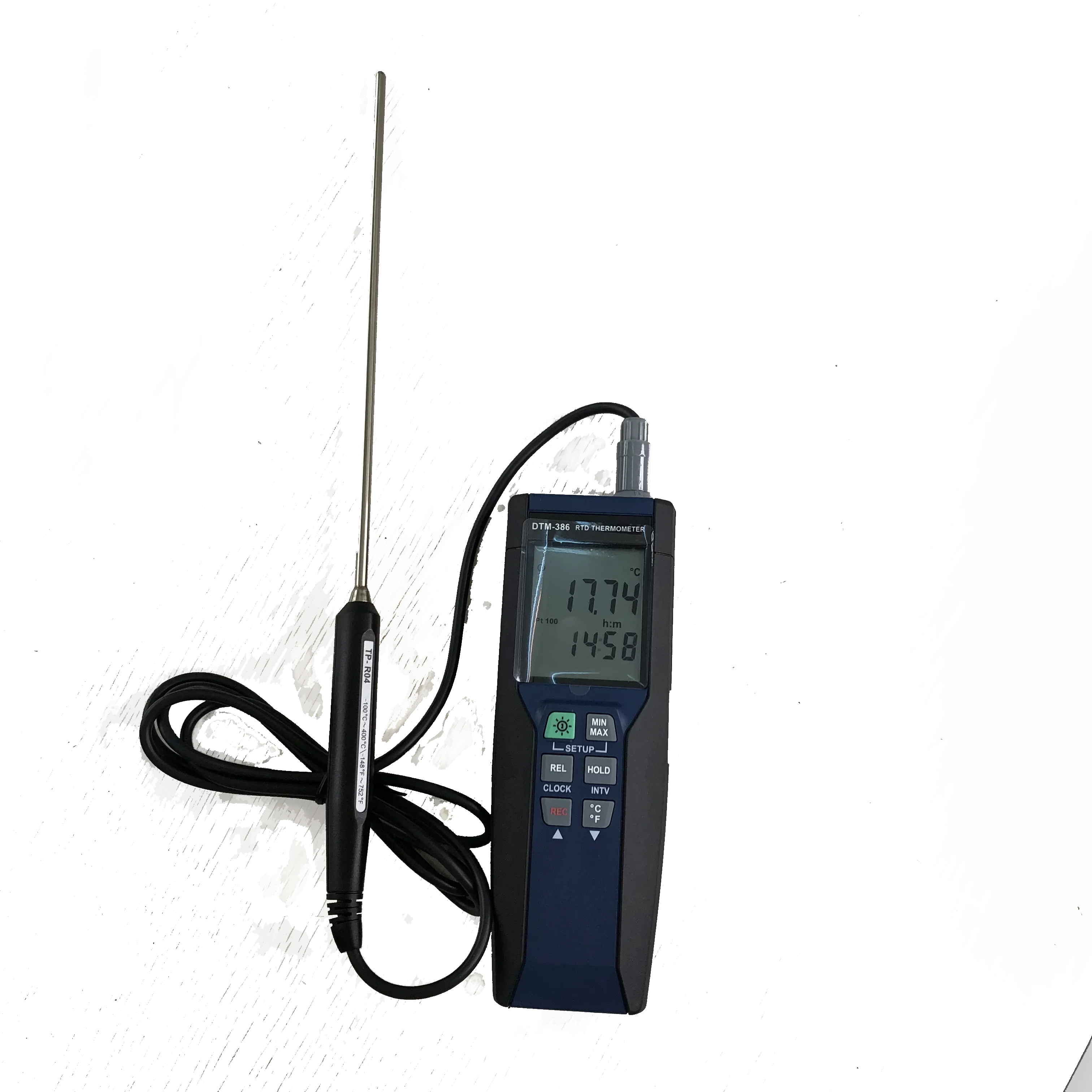 DTM-386  PT100   platinum resistance thermometer with USB Digital thermocouple temperature data logger