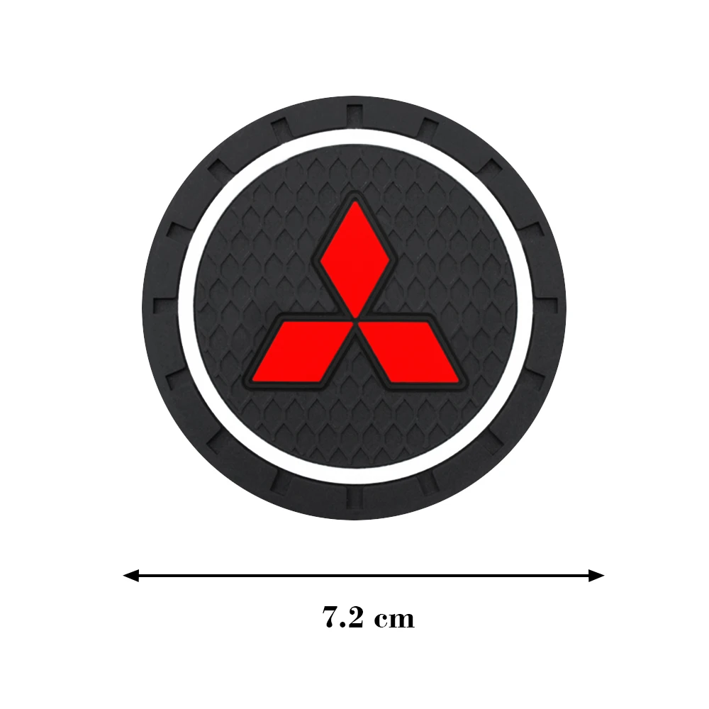 سيارة كأس الماء كوستر حامل المضادة للانزلاق كوستر سيليكون اكسسوارات السيارات لميتسوبيشي الكسوف جالانت غراندز الفضاء ستار باجيرو #5