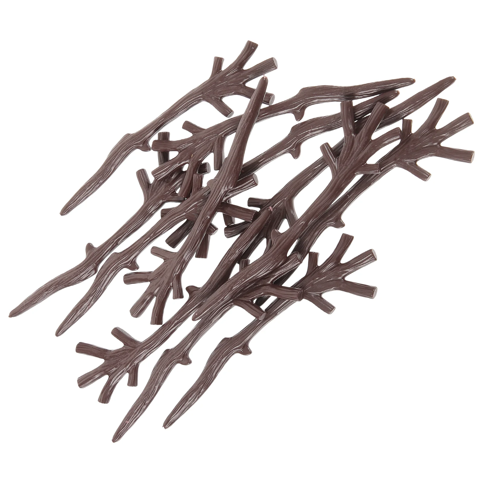 100pcs Artificial Antler Dried Tree Branches Antler Branch Snowman Hand Twigs Plastic Dry Branches Decor