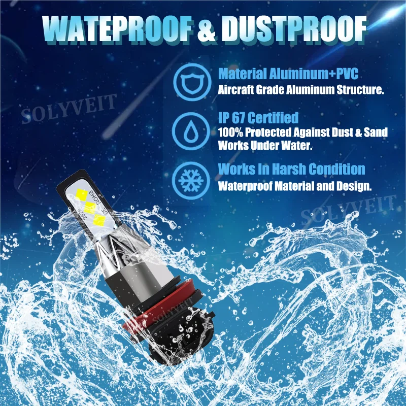 مقاوم للماء شعاع لمسافات طويلة LED عالية/منخفضة/ضباب ضوء انظر مزيد من رد الفعل المبكر ل بويك فيرانو 2012 2013 2014 2015 2016 2017