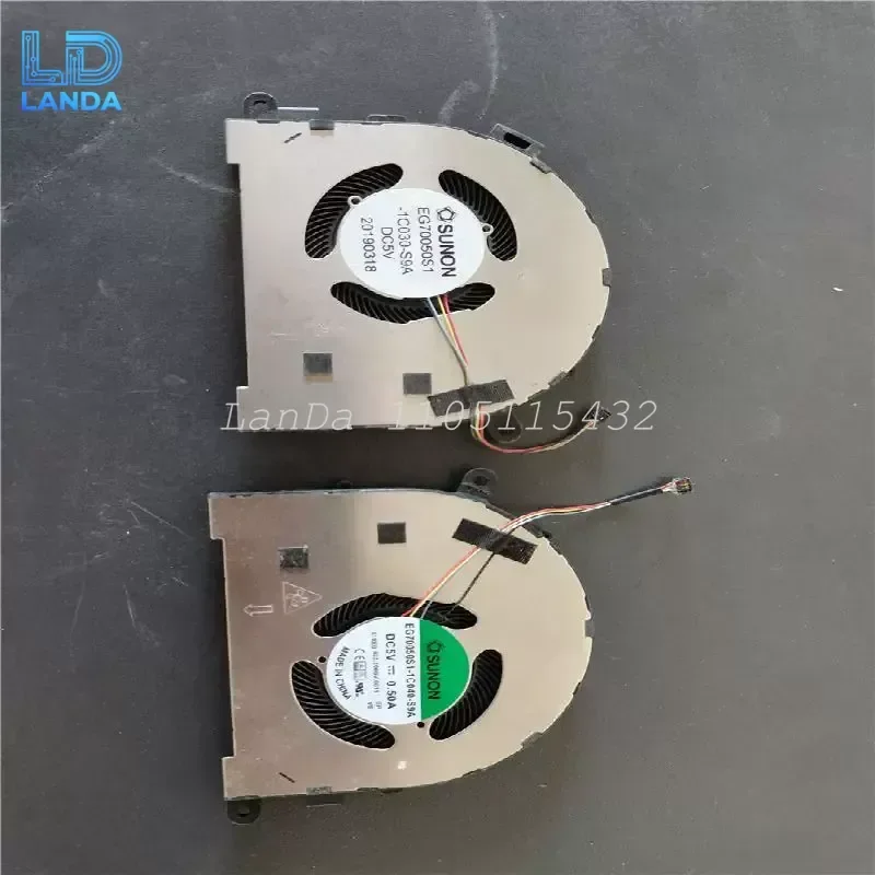 CPU GPU Cooling Fan for Lenovo Yoga 9 15IMH5 C940-15IRH