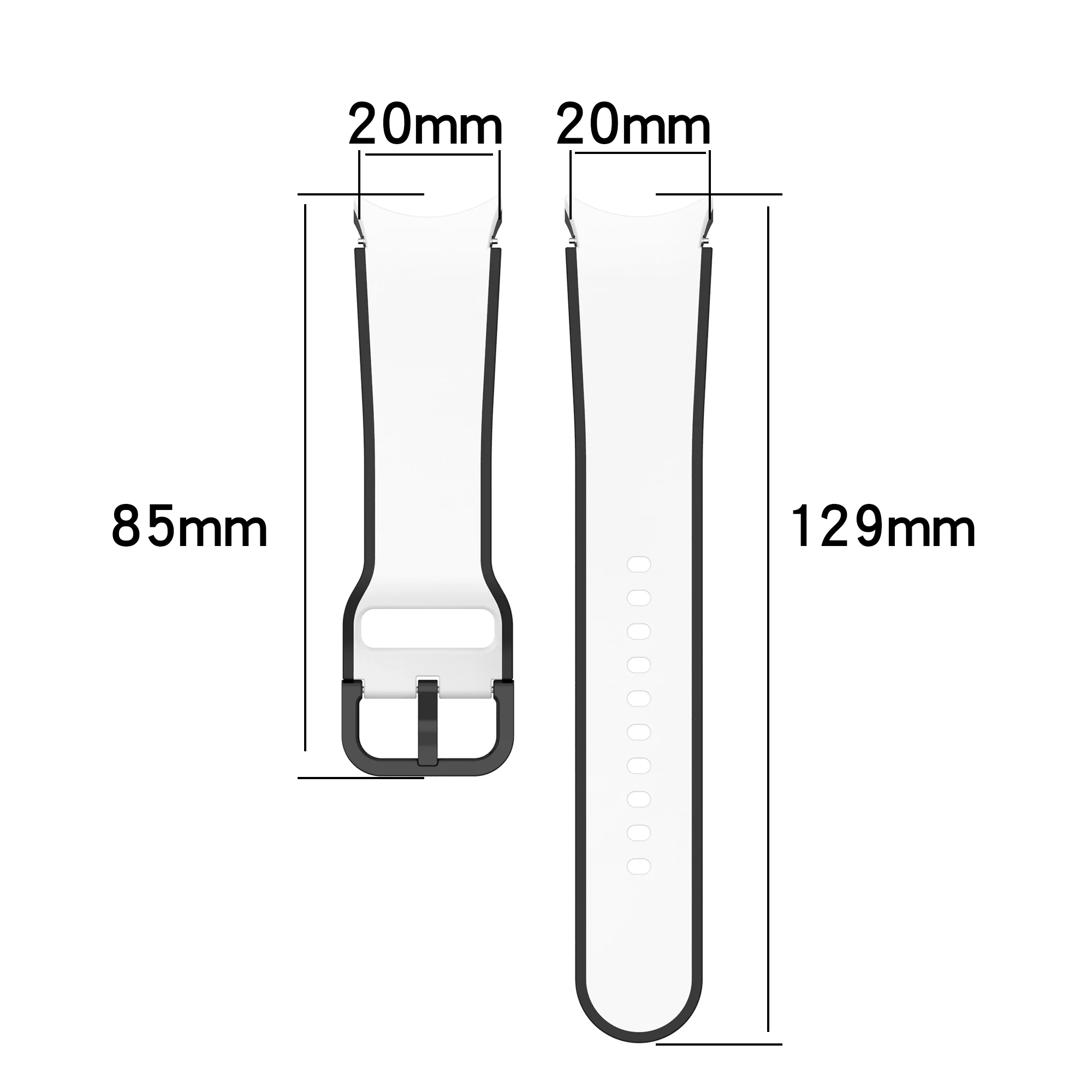 Strap For Samsung Galaxy Watch 5 pro 45mm 4 classic 46mm 42mm smartwatch correa Sport Bracelet Galaxy Watch 5 4 40 mm 44 mm band