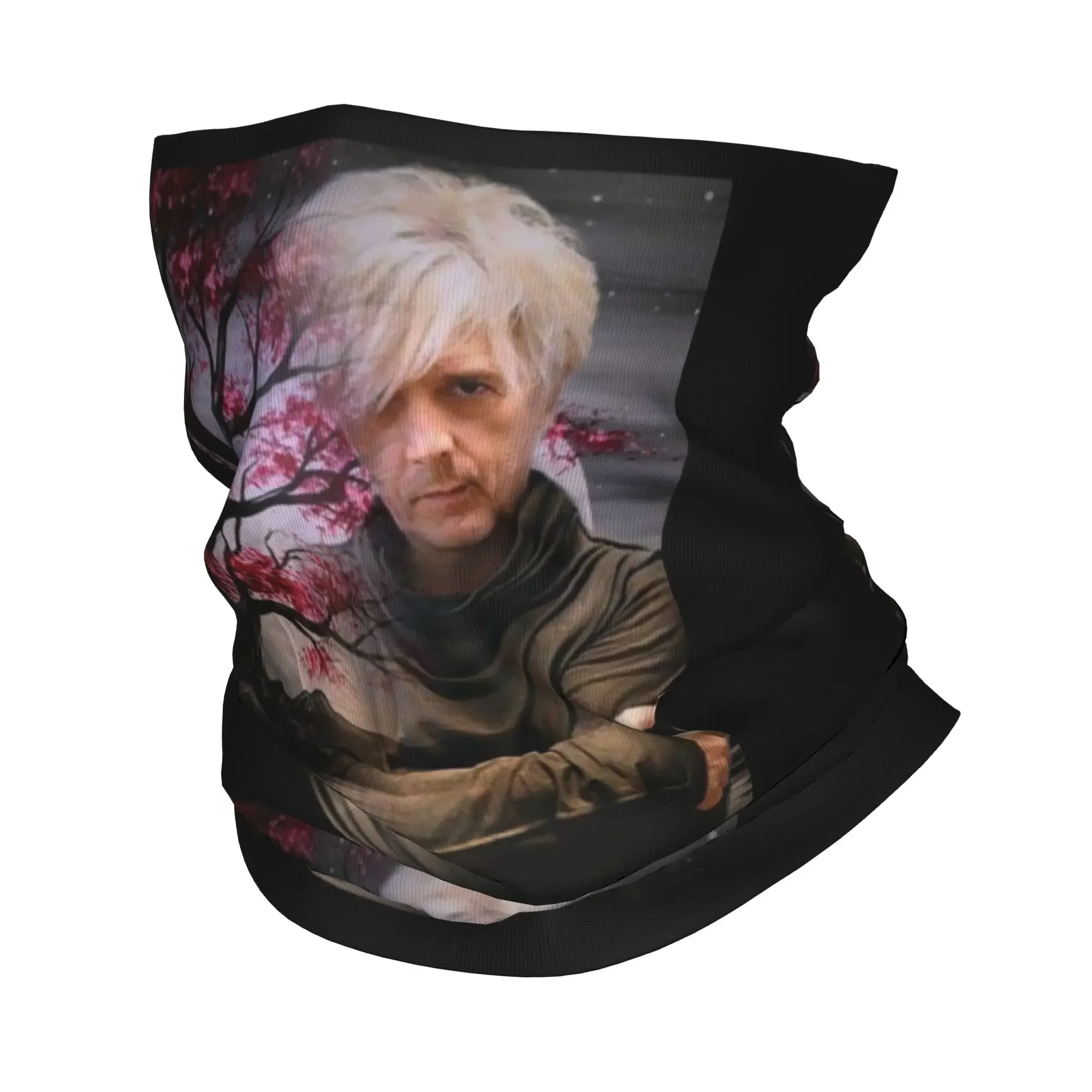 New Nicolas Sirkis Indochine Bandana Neck Warmer Men Women Winter Ski Tube Scarf Gaiter French Rock Band Face Cover